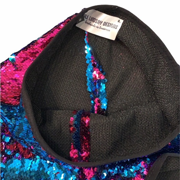 NWOT Booty Shorts Reversible Sequins Handmade - Picture 5 of 10